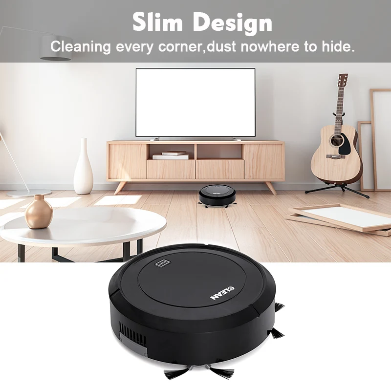 

Automatic Rechargeable Floor Cleaner Robot Smart Sweeping Robot Floor Dirt Dust Hair Cleaner For Home Electric Vacuum Cleaners