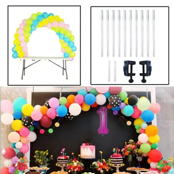 

Balloon Arch Stand Support Detachable Portable Arch Wedding Birthday Party Table Arch Decorative Supplier