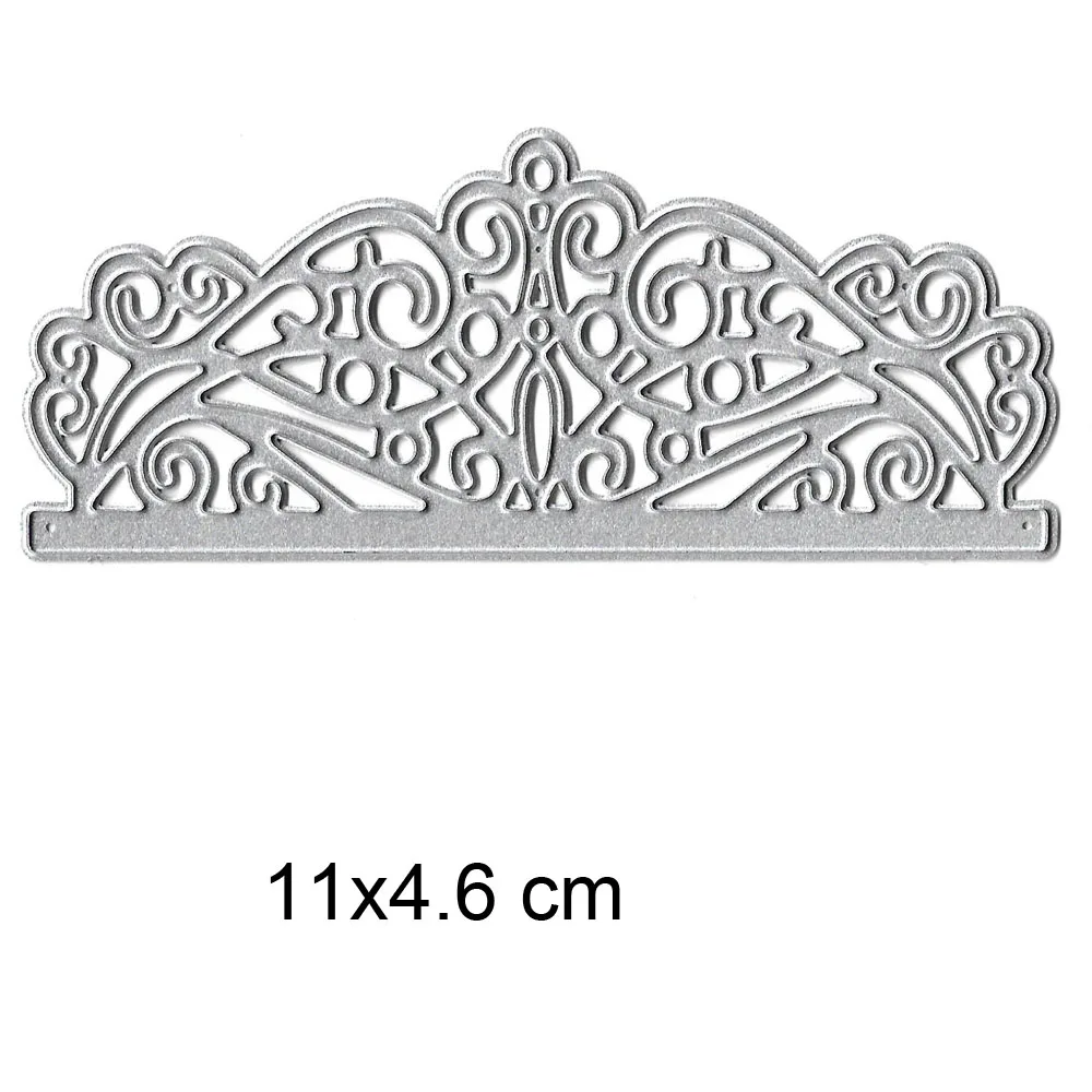 

Lace Edge Flower Metal Cutting Dies Stencils For DIY Scrapbooking Decoration Embossing Card Craft Border Dies Cut New 2019