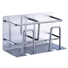 Нержавеющая сталь самоклеящаяся настенная чашка держатель для зубной щетки Зубная щетка аксессуары для ванной комнаты