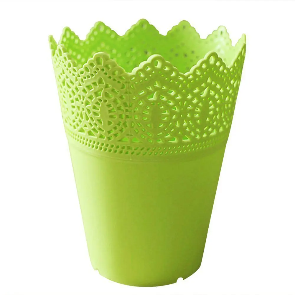 

Plastic lace vase flowerpot factory pot home office decoration accessories