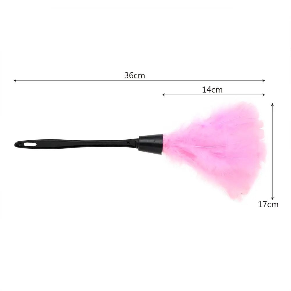 Long Handle Dust Brush Household Home Cleaning Tools 4 Colors Soft Turkey Feather Duster for Furniture Car Clean Long Handle Dust Brush Household Home Cleaning Tools 4 Colors Soft Turkey Feather Duster for Furniture Car Clean