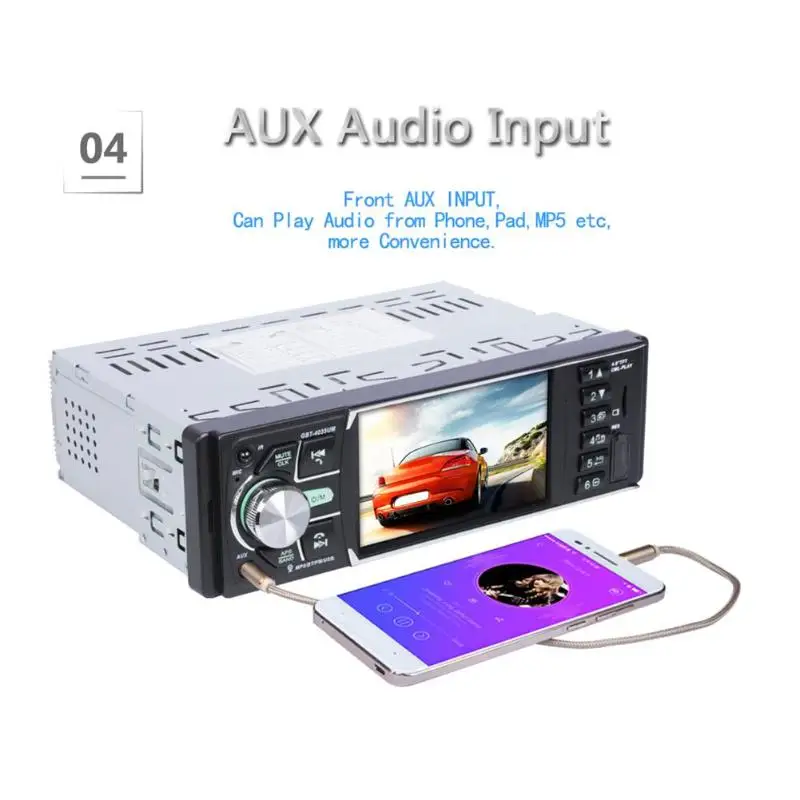 

4.0inch DC 12V Bluetooth MP5/FM Transmitter Remote Control Car Radio Stereo MP5 Player FM radio Remote Control car accessories