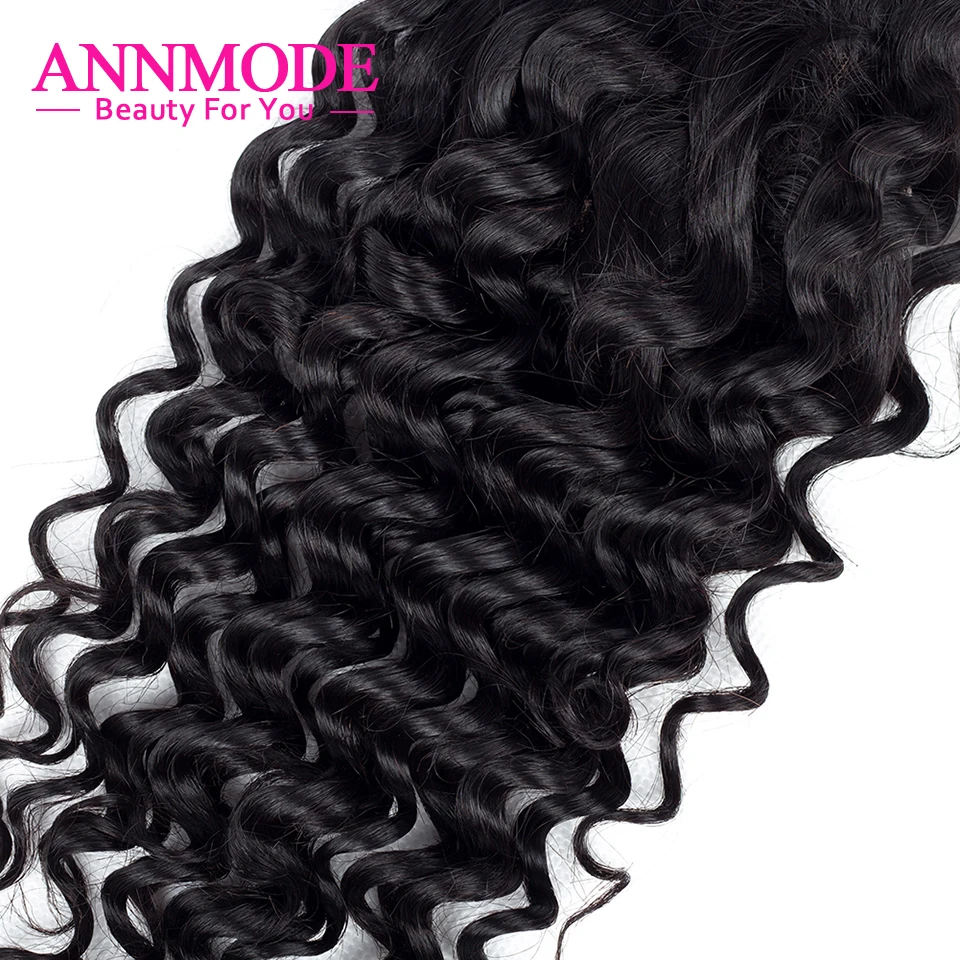 Inaidan Deep Wave Weave Bundles 100% Human Hair 8-28 inch Remy Hair Extensions Free Shipping Annmode