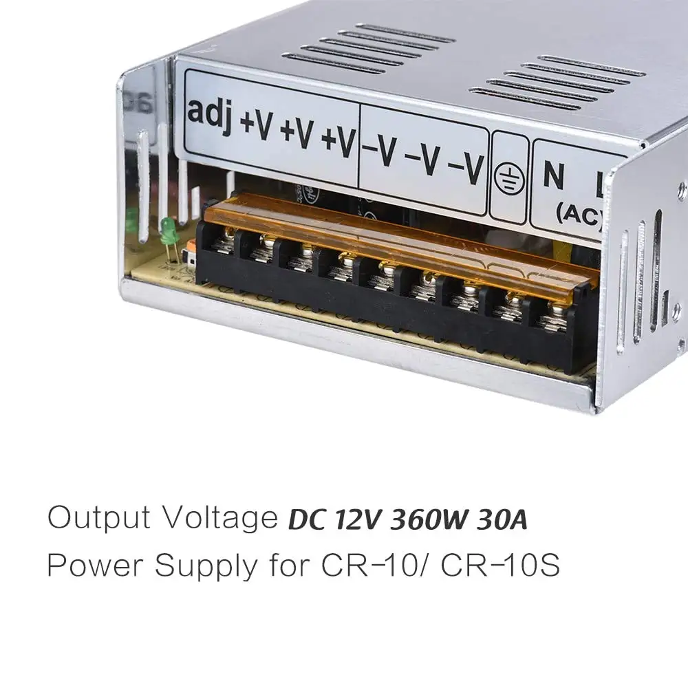 DC 12V 360W 30A Универсальный Регулируемый режим переключения питания для 3D принтера CR