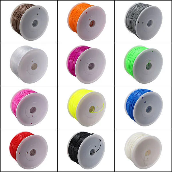 

Anet 1KG 1.75mm 3D Printer PLA Filament For Mendel Printrbot Reprap Earth Friendly Plastic Translucent and Shiny Materials