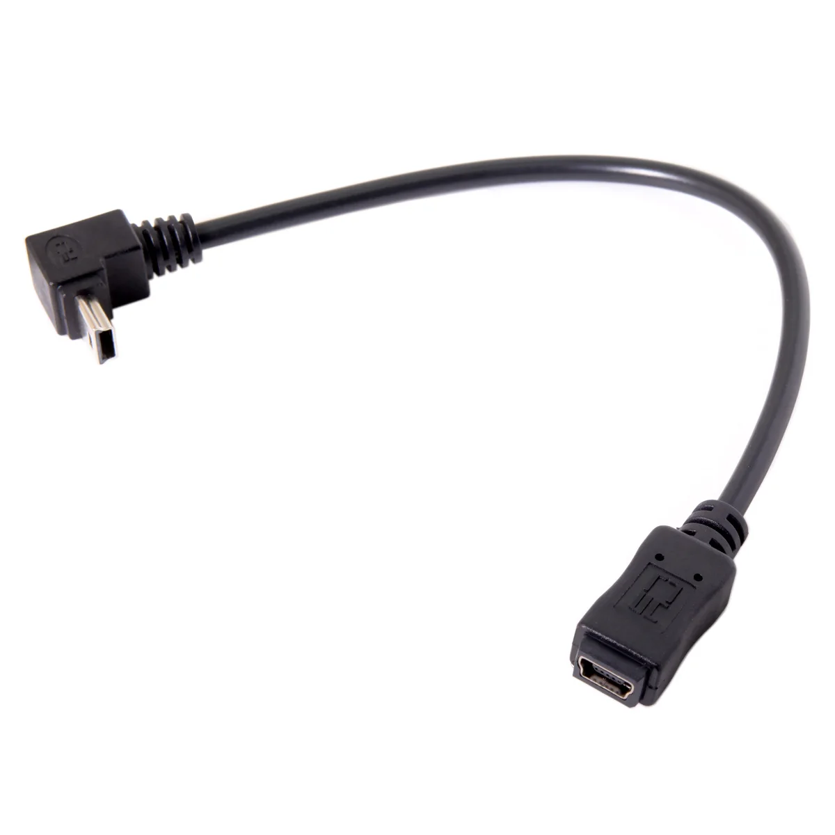 Zihan GPS Mini USB 5pin 90D удлинитель с углом поворота штекер гнездо 20 см|Кабели передачи