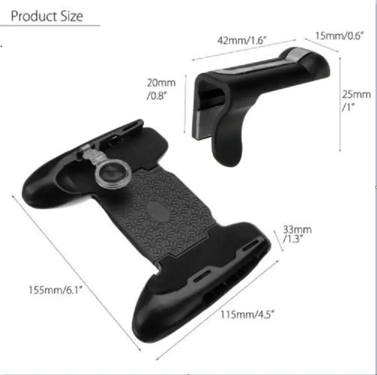  Gaming Joystick Handle Holder Controller Mobile Phone Shooter For PUBG