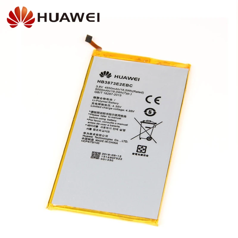 Сменный аккумулятор huawei HB3873E2EBC для huawei Honor X1 X2 7D-501U 501L 503L GEM-701/702L/703L аккумулятор для телефона 5000 мАч