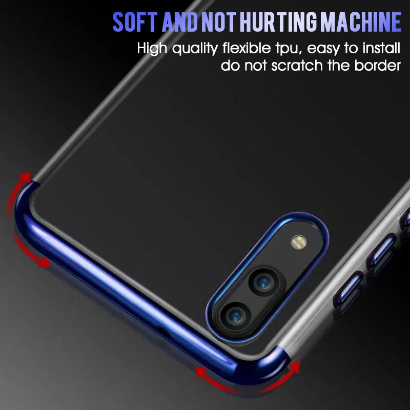 Силиконовый мягкий ТПУ чехол s для huawei P20 P30 Pro Lite Y6 Y7 2019 вид 20 Honor 7C 7A 8X 8C V20 прочный