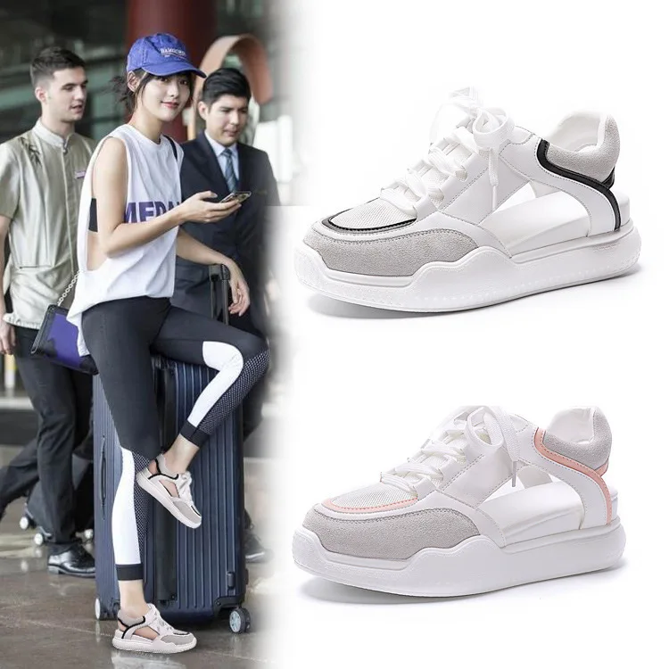 

2019 Women's Shoes Increase Student Shoe Leisure Sandals Woman