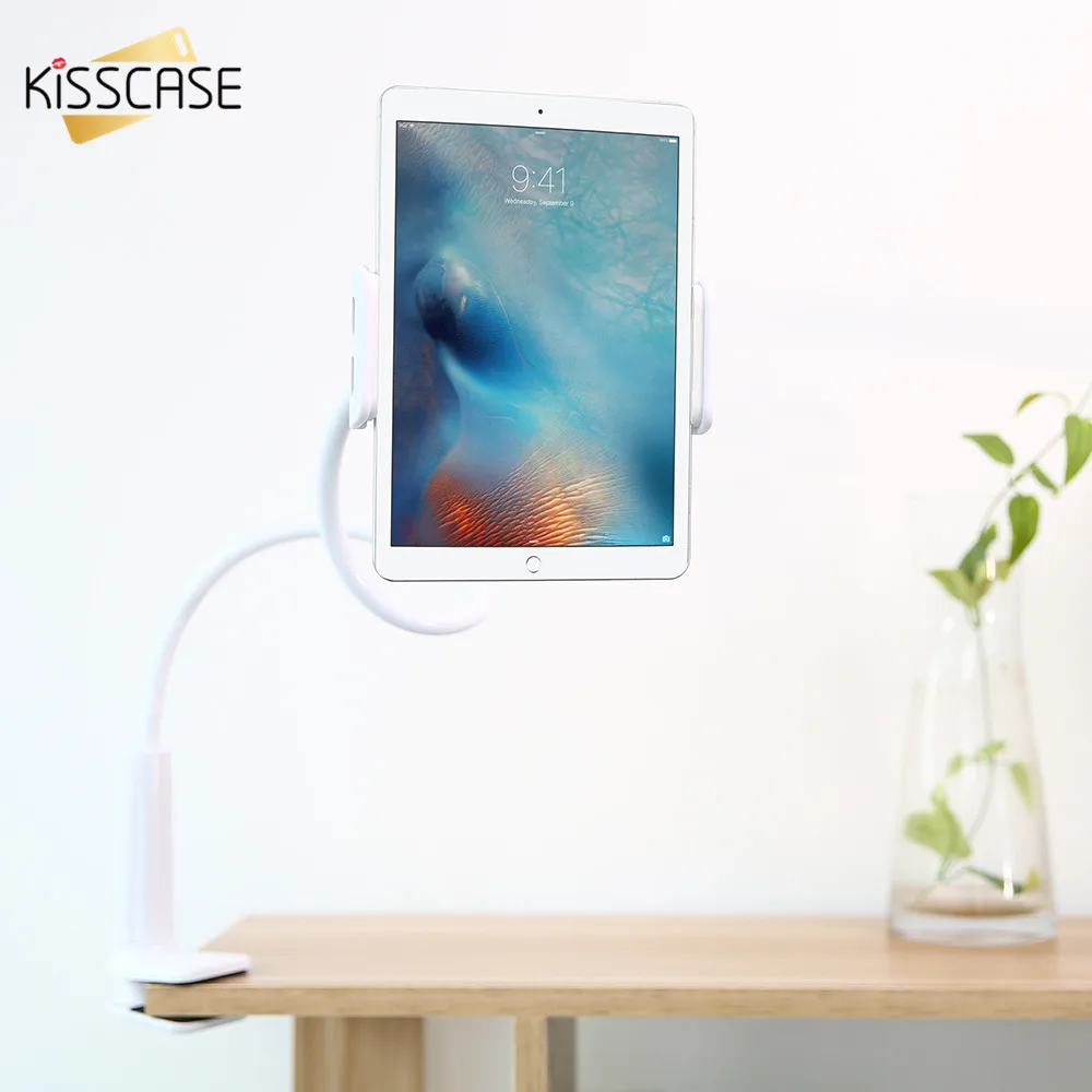 

KISSCASE For iPhone iPad Compatible Within 3.5~10.5 inches Universal Phone Holder Stand For Samsung Desk Tablet PC Stands Screen