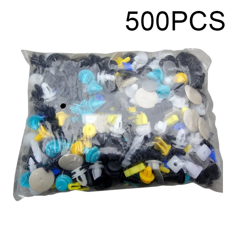 

500pcs Car Automotive Push Pin Rivet Body Trim Clip Panel Interior Assortment