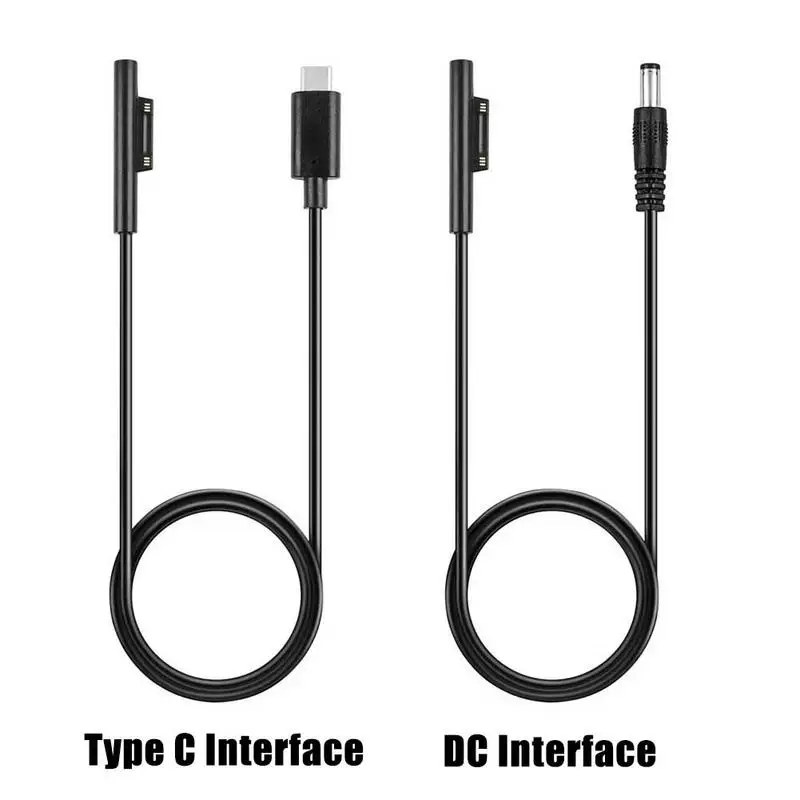 

Portable Power Charge Cable Fast Charging Cable Adapter Charger For Microsoft Surface Pro6 Pro5 Pro4 Pro 3 Surface Book2019