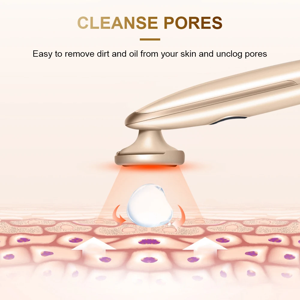 K-SKIN KD9930 Facial Thermostat Beauty Introduction Instrument Beauty Device Face Cleansing Massager for Women Facial Skin Care