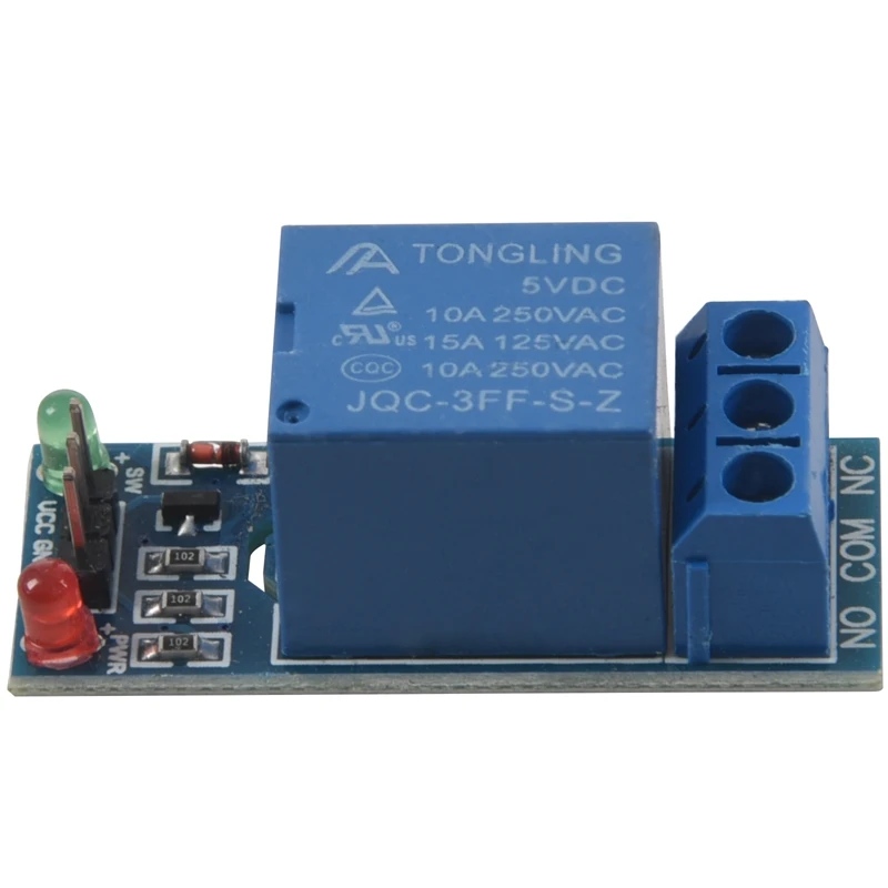 2 шт. 1 канал DC 5 В реле Модуль для Raspberry Pi рулейный модуль