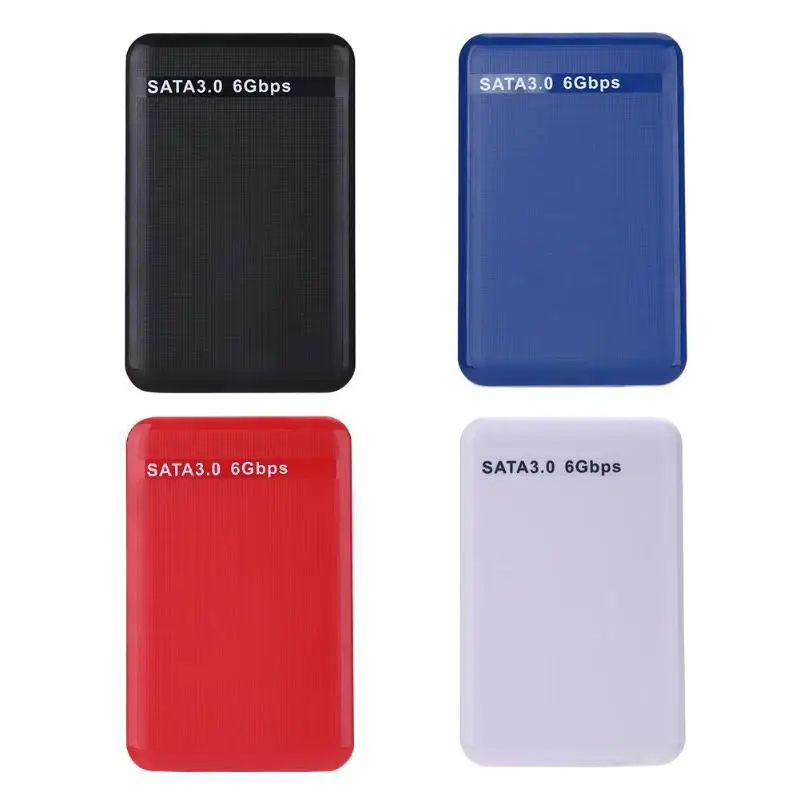 

Four Color ABS 2.5 Inch USB3.0 SATA3.0 External Case HDD SSD Hard Drive Disk 3TB Enclosure Dock Storage Box