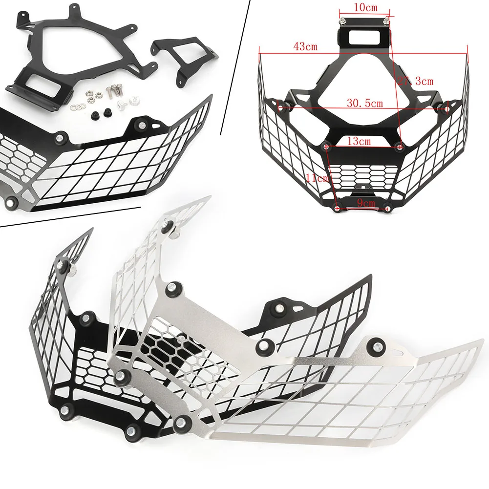 

Headlight Grille Guard Cover For HONDA X-ADV 750 2017 2018 Motorcycle Accessories Black Sliver