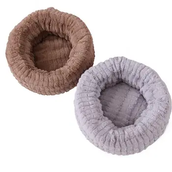 

High Quality Cat Bed Winter Warm Bed Pet Nest Long Plush Teddy Puppy Nest Plush Small And Medium Dog Warm Nest Pet Product
