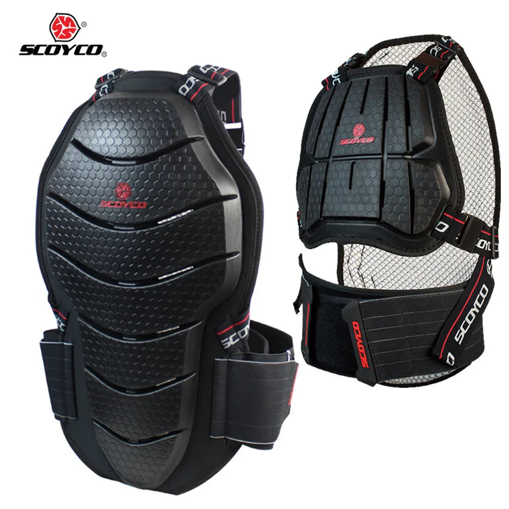 

SCOYCO Chest Protection Motorcycle Motocross Body Armor Goods Vest Back Equipment Moto Cross Protector Gear Armour CE Approved
