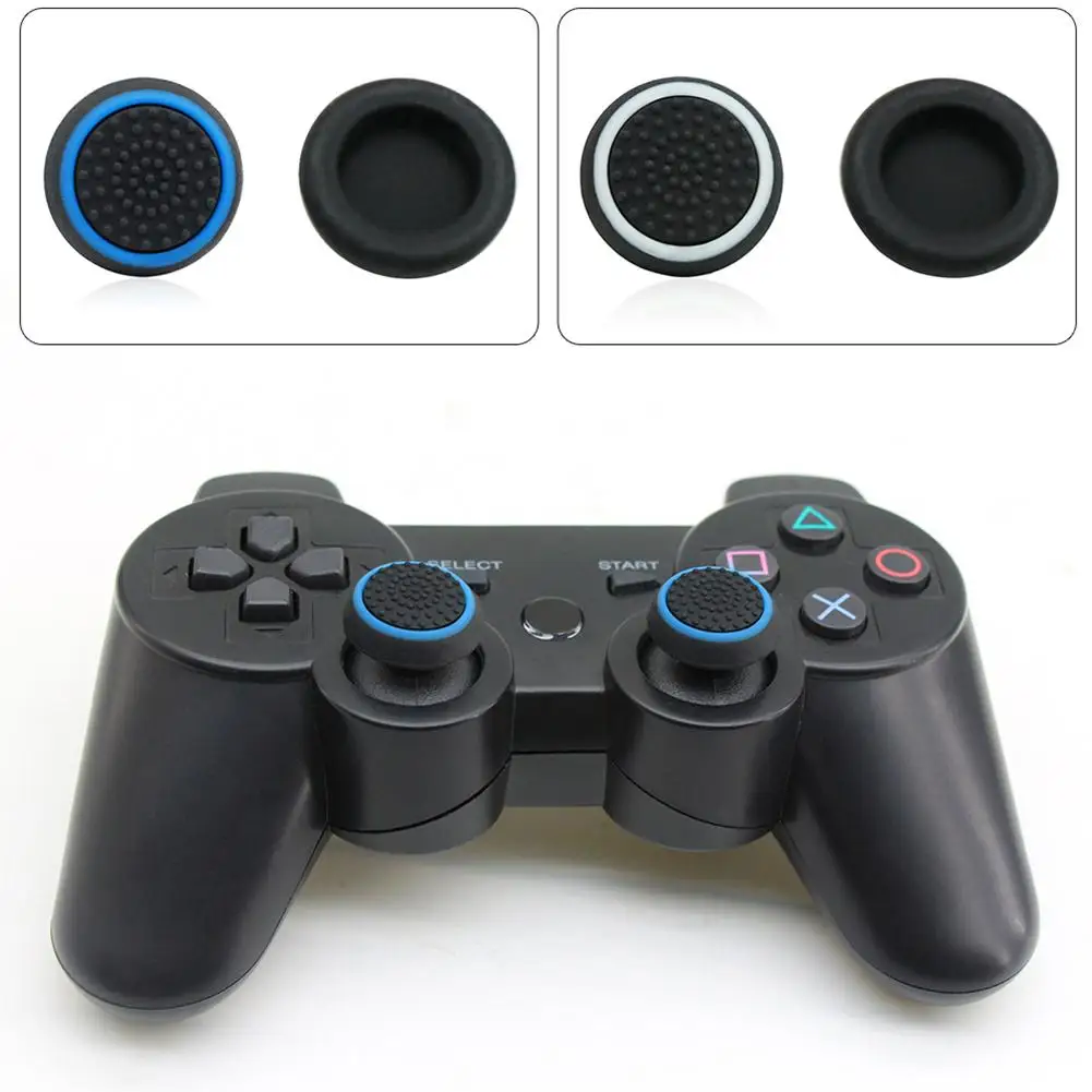 

Fashion 2Pcs Joystick Cap Anti-Slip Silicone Cover for PS4 Xbox 360 Xbox One Thumb Grips