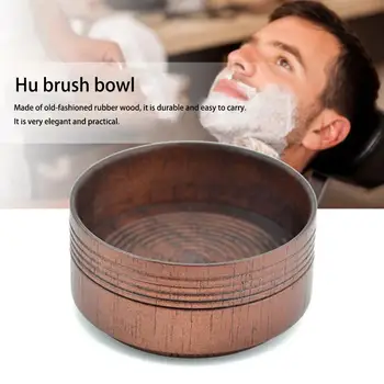 

Male Wooden Beard Shaving Wood Shave Bowl Men Shave Tool