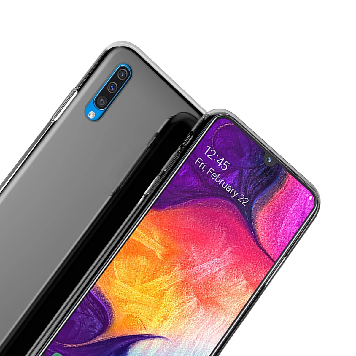 CASEWIN For Samsung Galaxy A50 Case Transparent Silicone Shockproof Soft TPU Back Cover For Samsung A50 Case Slim Clear Funda