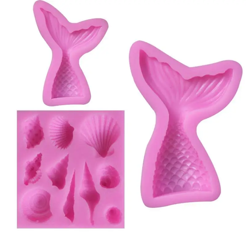 

Seashell Silicone Cake Mold Cute Versatile Fondant Baking Tool For Ice Pudding Biscuit Mousse Jelly Chocolate