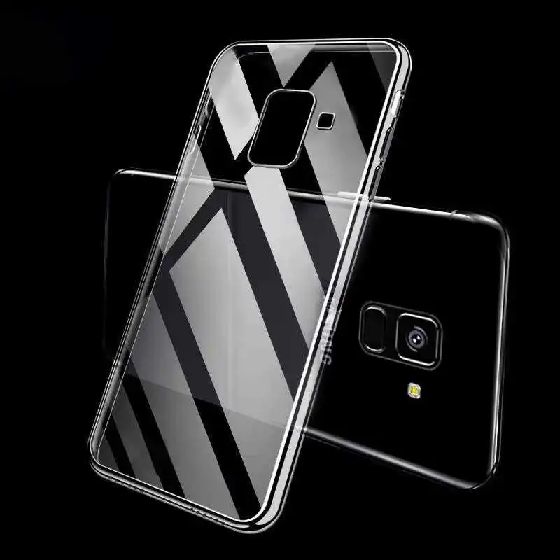 

Mokoemi Fashion Clear TPU Soft Silicone 5.6"For Samsung Galaxy A8 2018 Case For Samsung Galaxy A8 Cell Phone Case Cover