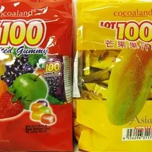 2 упаковки кокоаланд 100 жевательной конфеты(манго и смешанные фрукты) 100 г