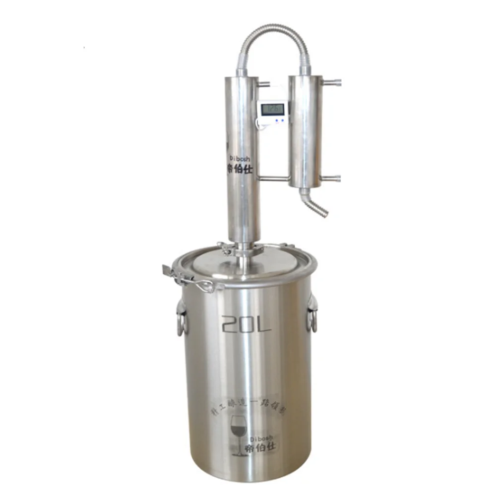 

12/20/35L Wine Beer Alcohol Distiller Moonshine Alcohol Home DIY Brewing Kit Home Distiller Stainless Distiller Equipment