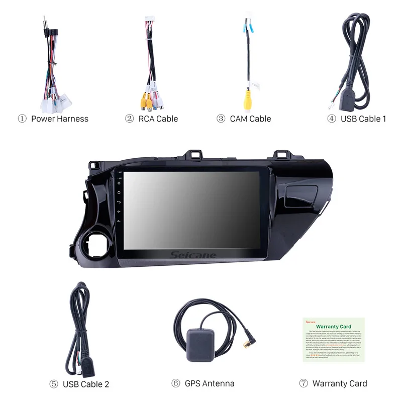 Top Seicane 10.1 inch Car Radio Multimedia 2din android Video Player GPS For Chevy Chevrolet SPARK 2018 support Rear view Camera 3