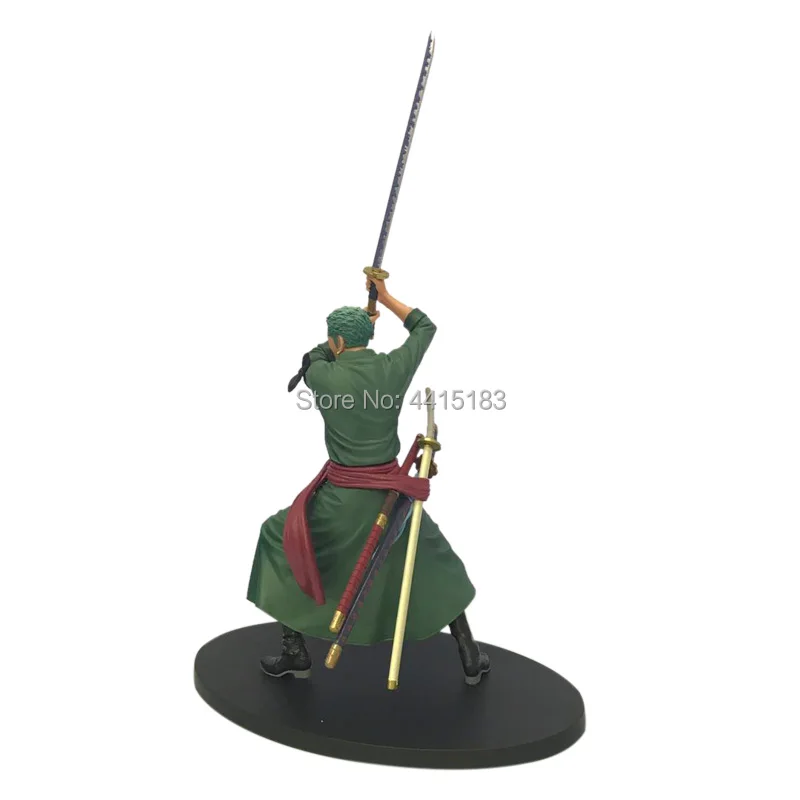 Hot Sale Anime One Piece Roronoa Zoro PVC Action Figure Doll Collectible Model Baby Toy Christmas Gift For Children 25 cm