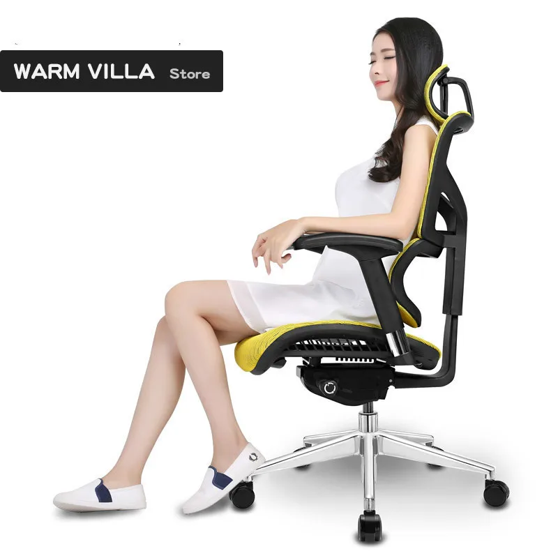 

European Ergomax Commander Computer Ergonomic WCG Game Electric Mesh To Work In An Office Chair
