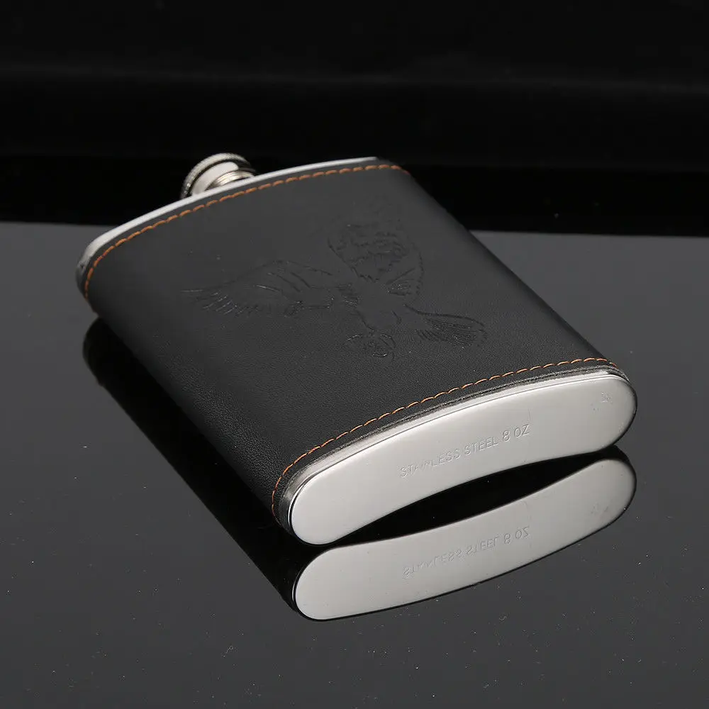 

2019 Newest Hot Stainless Steel Hip Liquor Whiskey Alcohol Flask 7/8/9oz Pocket Wine Bottle 2019
