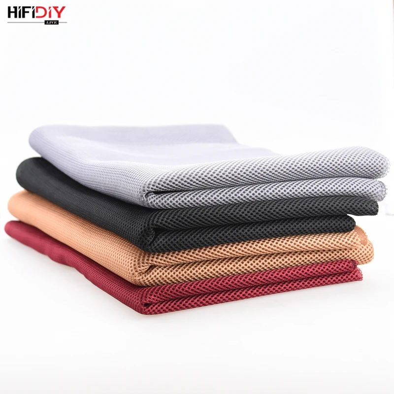 Speaker Grill Cloth Stereo Fabric Gille Mesh Cloth Speaker Protective Accessories 1.5*0.5 speaker accessories speaker net cover