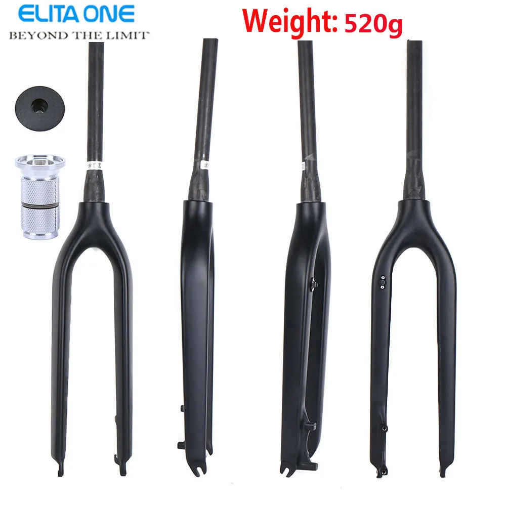 Carbon fork 29er MTB Fork 9mm Tapered bicycle fork 29 mountain bike disc brake carbon fork UD matte bicycle parts