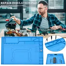 Ремонтная силиконовая прокладка паяльная станция с отверткой магнетизатор