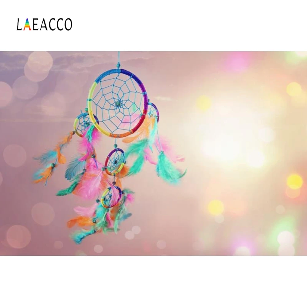 

Laeacco Girls Decoration Dreamcatcher Backdrop Photography Backgrounds Customized Photographic Backdrops For Photo Studio