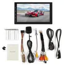 7 Inch HD Touch Screen 16g Memory  Android 7.1/8.1 System Car Bluetooth MP5 Player Button 2 DIN Universal GPS Navigation WIFI