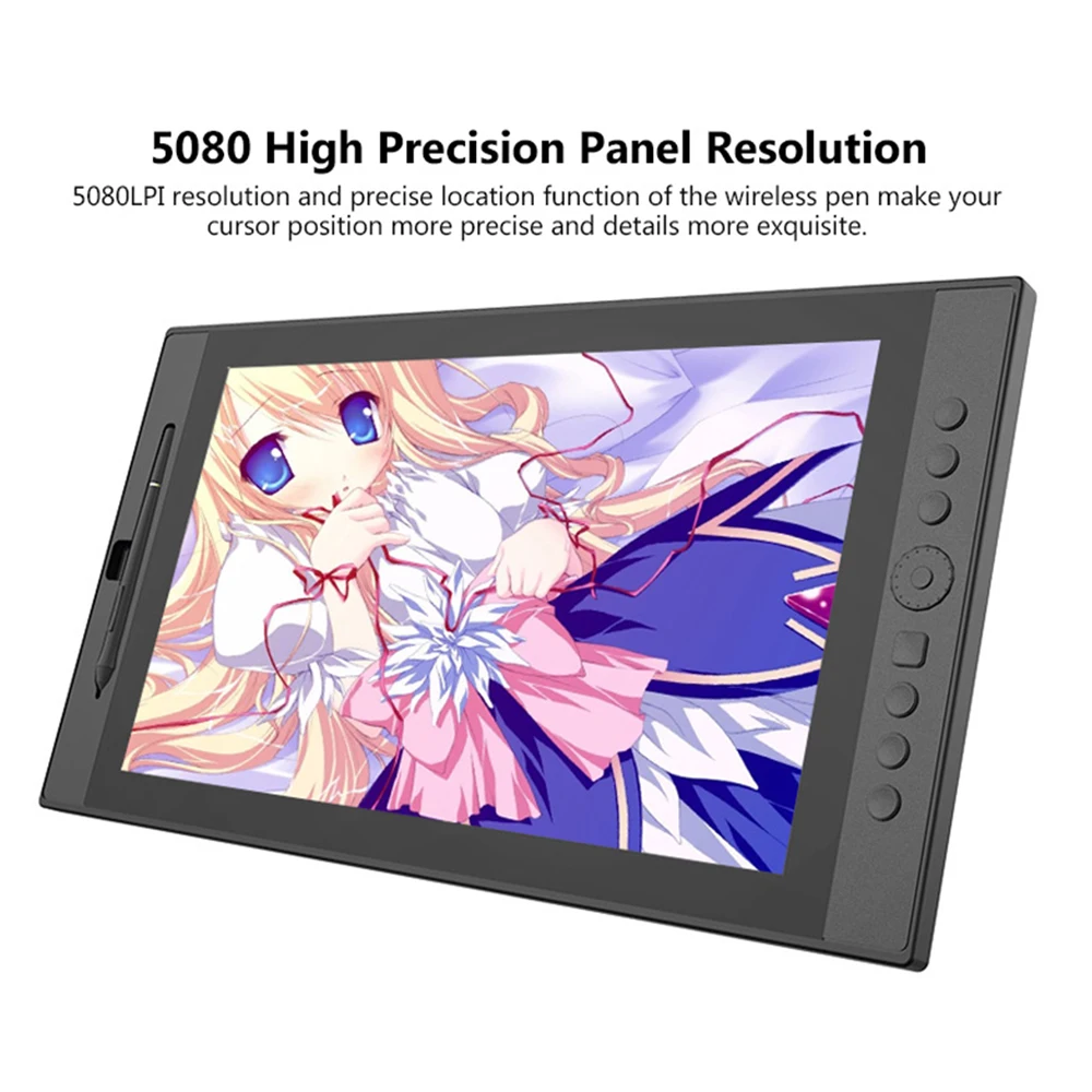 VEIKK VK1560 15 6 дюймовая цифровая ручка для рисования планшет монитор 5080LPI с 8192