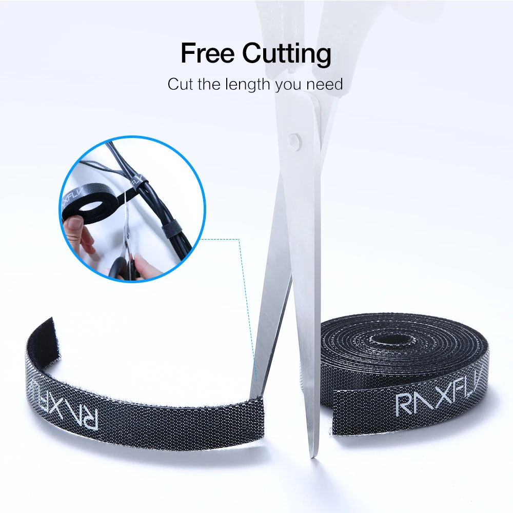 RAXFLY Cable Protector Wire Winder Clip Earphone Cord Cable Organizer HDMI Cable Management For iPhone Samsung USB Cable Holder