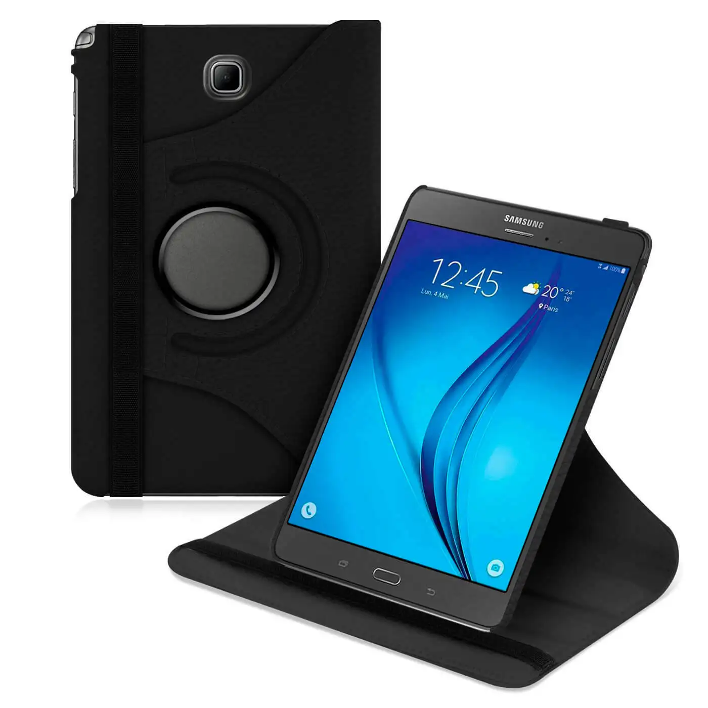 Вращающийся на 360 градусов чехол для Samsung Galaxy Tab A 8 0 T350 T351/T355/P350/планшетов|Чехлы