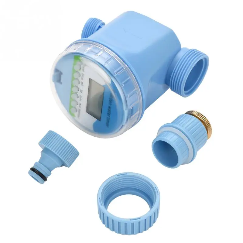New Watering Timer Garden Automatic Controller Rain Sensor LCD Display Electronic Irrigation | Инструменты