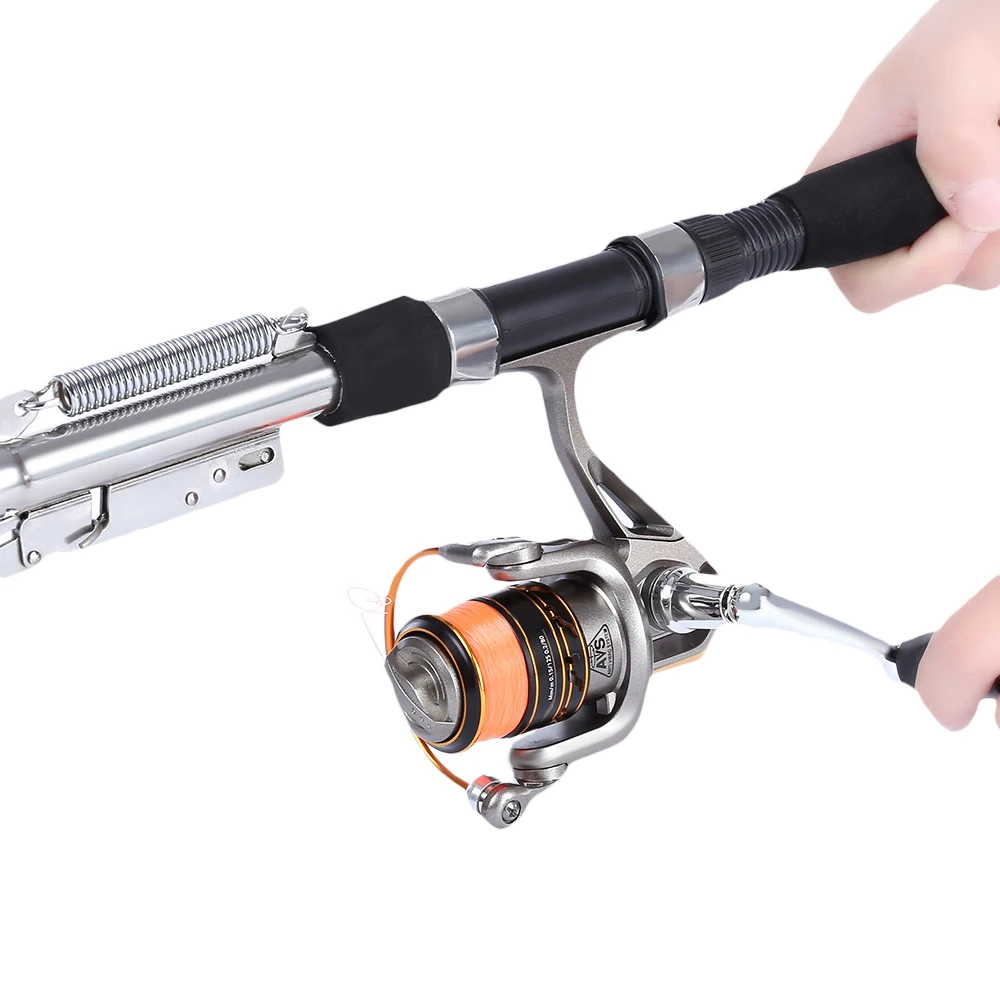 

1.8m 2.1m 2.4m 2.7m Stainless Steel Automatic Fishing Rod Fish Pole Device Fishiing Rod for Sea River Lake