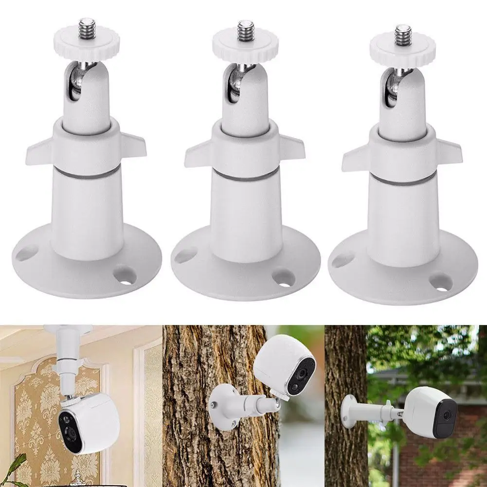 

3 PCS Security Wall Mount for Arlo or Pro Camera Adjustable Indoor Outdoor Cam