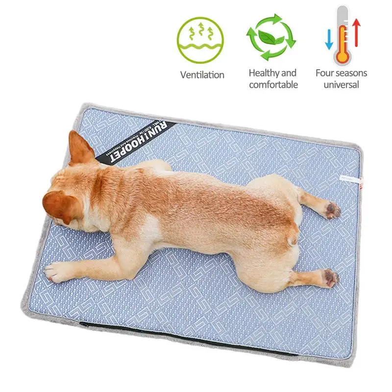 

Fashion Rattan Cooling Mat Dog Dual Use Mat Spring Autumn Warm Pad Summer Cooling Pad Used On Floors Sofas Pet Nests Cars