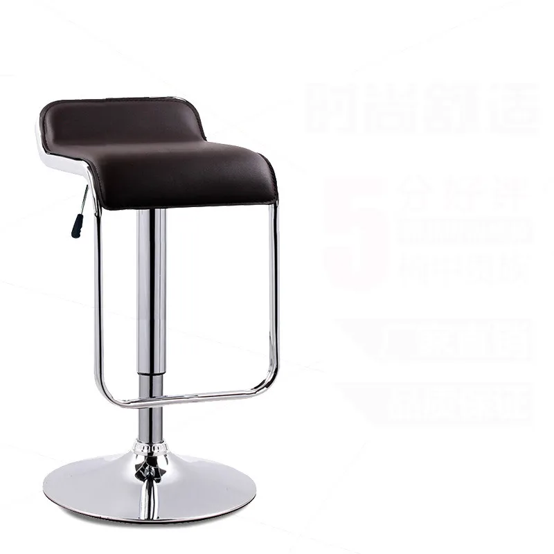 Simple Design Lifting Swivel Bar Chair Rotating Adjustable Height Pub Bar Stool Chair PU Material Office Chair cadeira