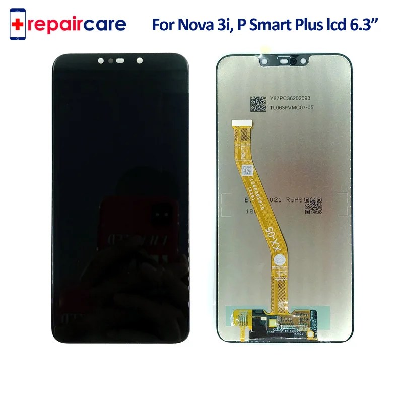 Для Huawei Nova 3i LCD с рамкой дисплей сенсорный экран дигитайзер INE LX2 Оригинал 6 3 &quotдля