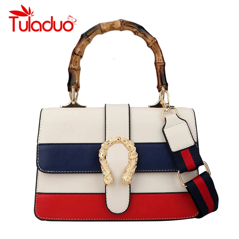 

Tuladuo Brand Women Casual Tote Handbag High Quality Crossbody Bag Lady Shoulder Bags Patchwork Leather Girl Top-handle Handbag